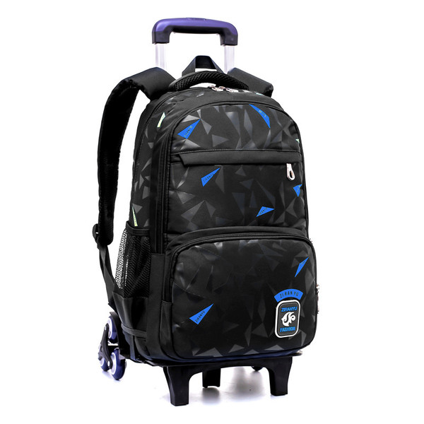 Color: Black - Trolley school bag six rounds Q119-CJBHNSNS11890-Black