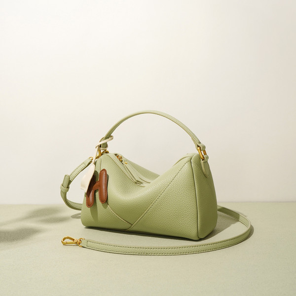 Simple Textured Cowhide Shoulder Messenger Bag Niche Design Q119-CJNS2085819