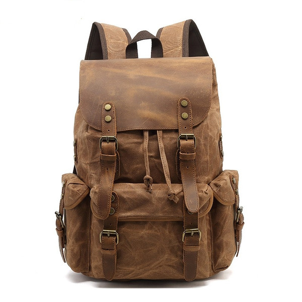 Wear-resistant Canvas Backpack Retro Men And Women Q119-CJJT2124776