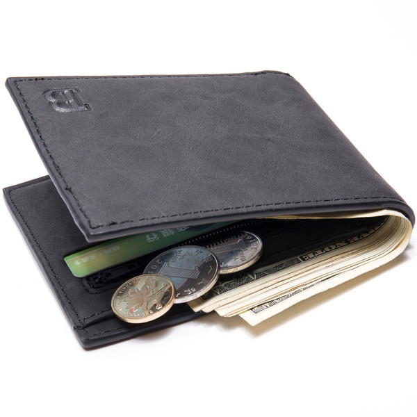 Men's Wallet Short Paragraph Coin Purse Wallet Q119-CJNS1008312