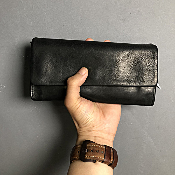 Handmade Cowhide Retro Money Clip Men's Wash Water Q119-CJNS1689234