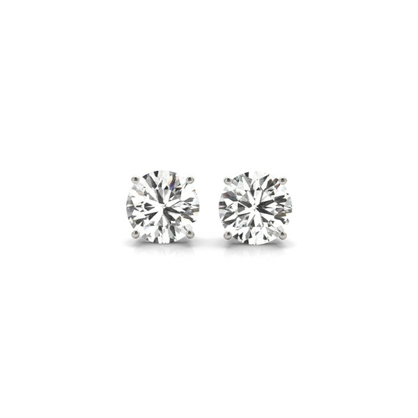 2 cttw Certified IGI Lab Grown Round Diamond Stud Earrings 14k White Gold(G/VS2) P150-22062