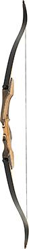 October Mountain Smoky Mountain Hunter Recurve Bow 62 in. 45 lbs. LH R557-OMP1696245