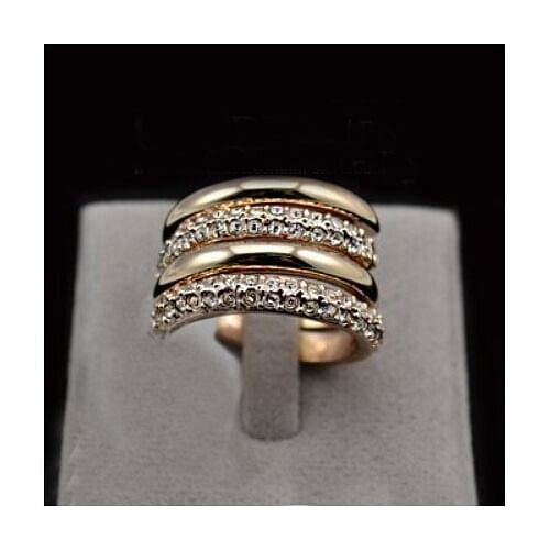 Elegant Waltz Inspired Design 18K Rose Gold Ring A392-rgri0107