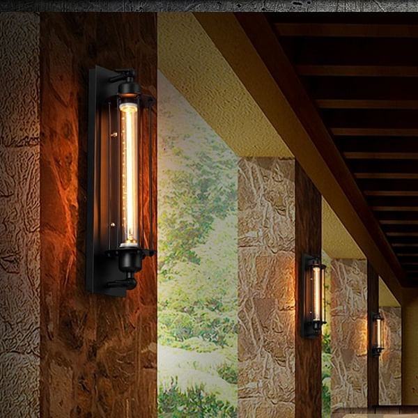 Vintage Iron Countryside Wall Lamps for Living Room Dining Room 110V 220V C122-1004426