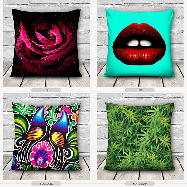 Personality 3D Western Style Throw Pillow Case Home Sofa Office Car Cushion Cover Gift C122-1022485
