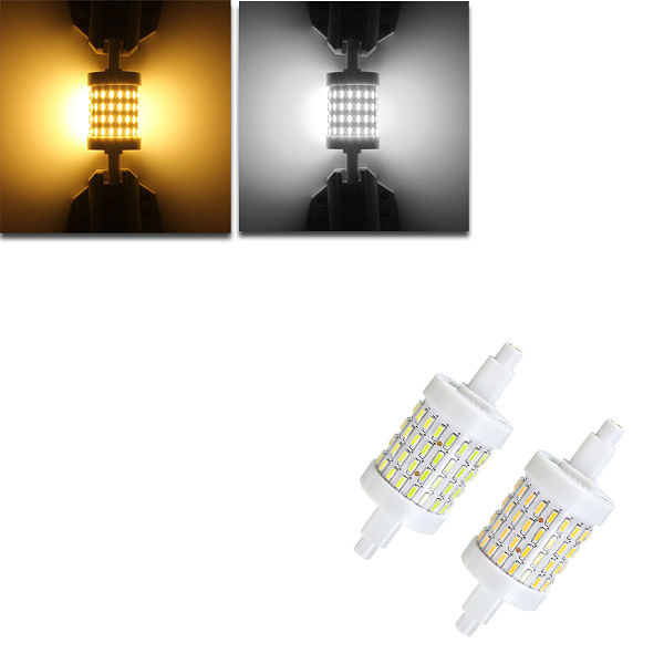 R7S 5W 72 SMD 4014 78mm LED Warm White White Corn Light Lamp Bulb AC85-265V C122-1048139