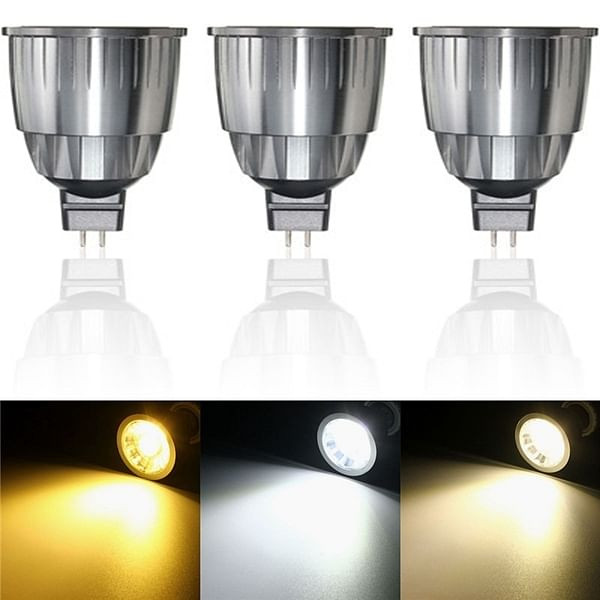 MR16 LED Light Bulb Non-dimmbale 7W Pure White Warm White Natural White COB Spotlight DC12V C122-1092179