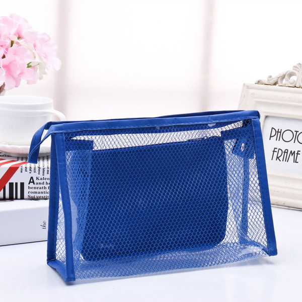 Honana BX-112 Waterproof PVC Cosmetic Bags Two-piece Suit Net Travel Makeup Transparent Bag C122-1154206