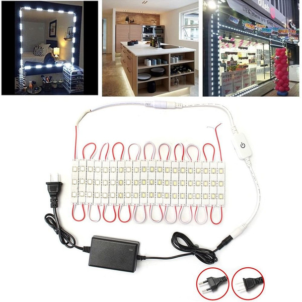 Dimmable Waterproof 12W SMD5630 60 LED Module Strip Under Cabinet Mirror Light Kit AC110-240V C122-1292566