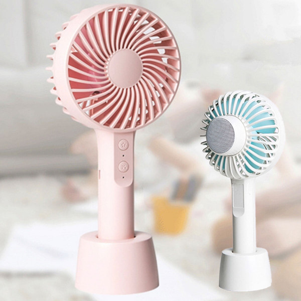 Mini Portable Wireless Rechargeable bluetooth Speaker USB Air Conditioner Purifier Desk Fan C122-1314985