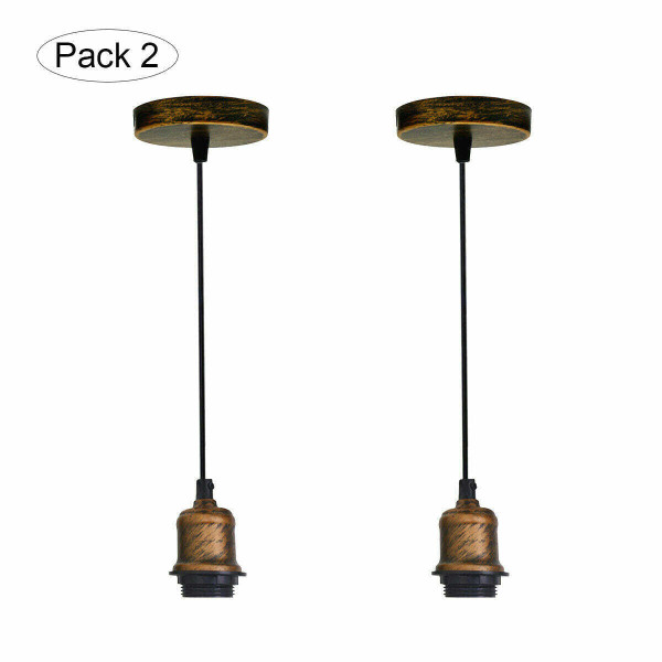 Pendant Light Kit Cord Hanging Light Socket Lamp Holder E26~1122 T575-V0671387562