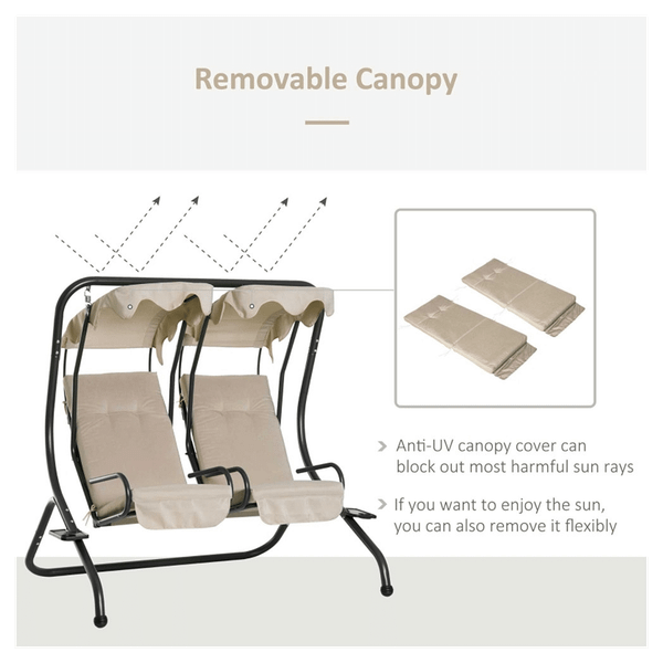 Swing Chair-Beige T575-S0671436171