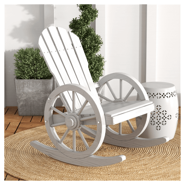 Garden lounge chairs-White T575-S0671402023