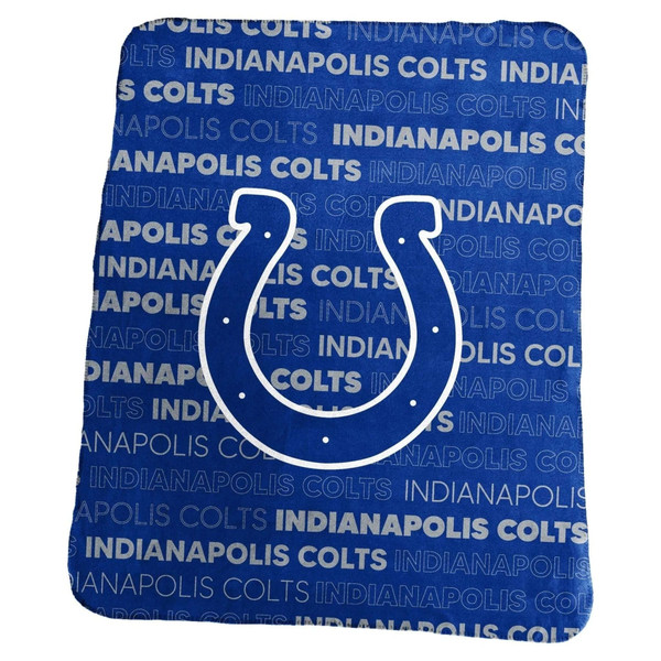Indianapolis Colts Blanket 50x60 Fleece Classic Z157-629370784