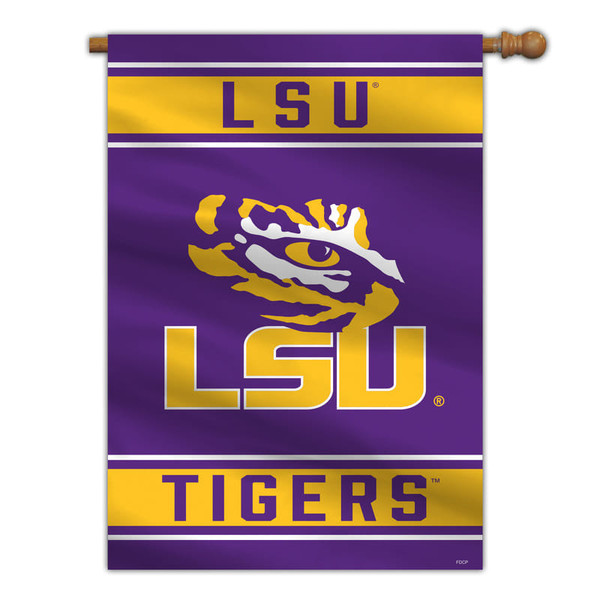 LSU Tigers Banner 28x40 House Flag Style 2 Sided CO Z157-2324554893