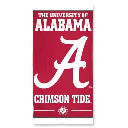 Alabama Crimson Tide Towel 30x60 Beach Style Z157-9960618600