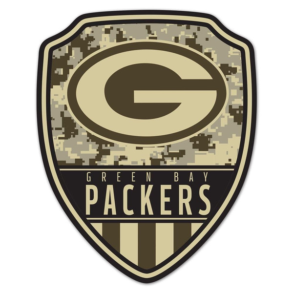Green Bay Packers Sign Wood 11x14 Shield Shape Z157-9416662382
