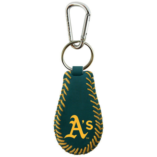 Oakland Athletics Keychain Team Color Baseball CO Z157-4421400572