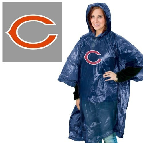 Chicago Bears Rain Poncho Z157-9960625194