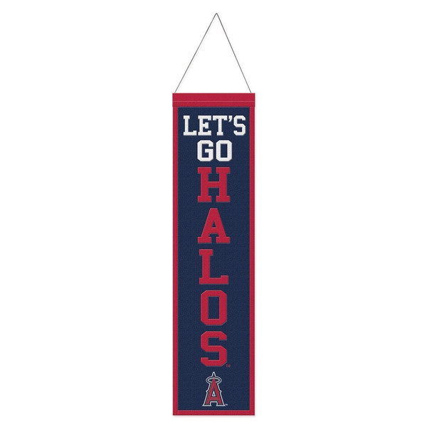 Los Angeles Angels Banner Wool 8x32 Heritage Slogan Design - Special Order Z157-9416647599