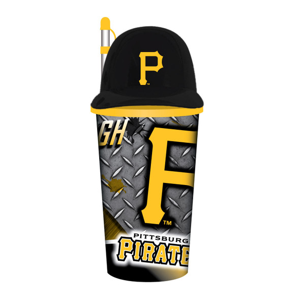 Pittsburgh Pirates Helmet Cup 32oz Plastic with Straw Z157-9468813705