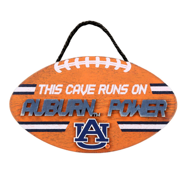 Auburn Tigers Sign Wood Football Power Design Z157-9279702721