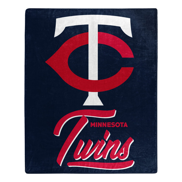 Minnesota Twins Blanket 50x60 Raschel Signature Design Z157-9060426955