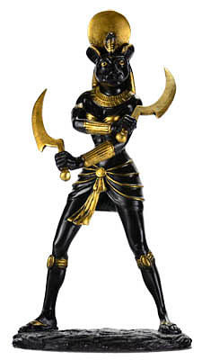 Sekhmet statue 11" H558-SS457