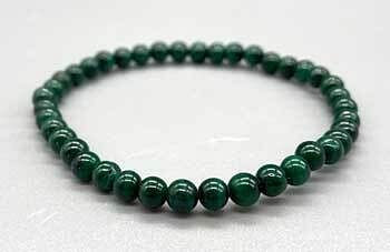 4mm Malachite stretch bracelet H558-JBSML