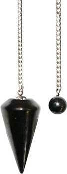 plain Shungite pendulum H558-GPSHU