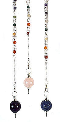 7 Chakra Assorted Ball pendulum H558-GPB7ASS