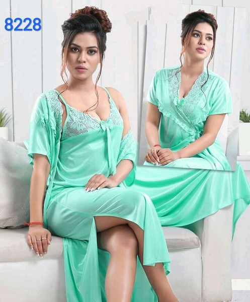 Double Piece Night Gown 8228 H848-STF8228
