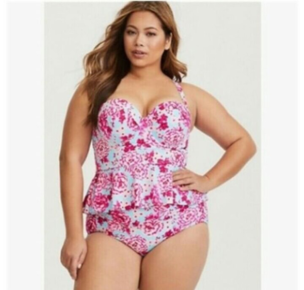 Split Large Size Bikini Swimsuit H848-JC112A