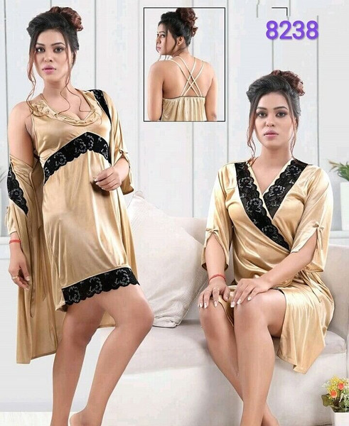 Double Piece Night Gown 8238 H848-STF8238