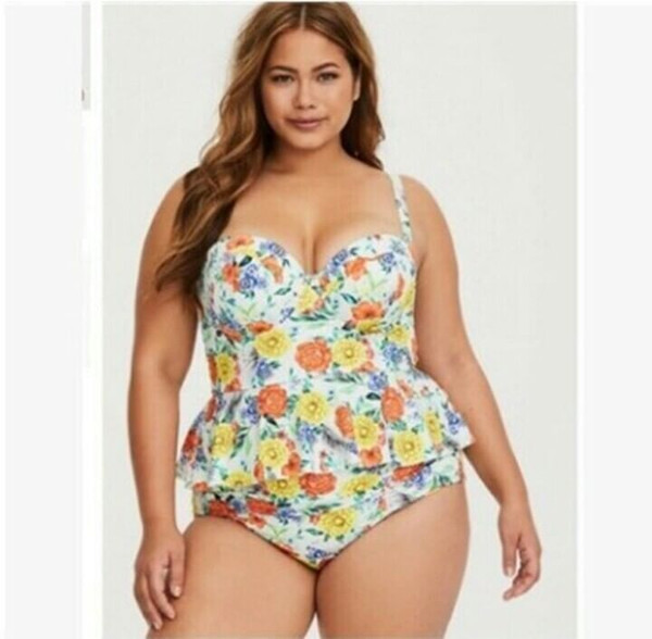 Split Large Size Bikini Swimsuit H848-JC112C