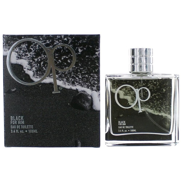 OP Black For Him by Ocean Pacific, 3.4 oz Eau De Toilette Spray for Men R654-amopb34s