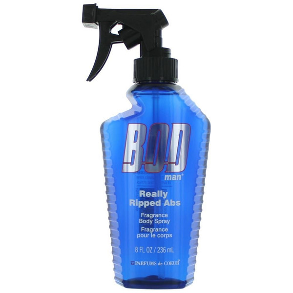Bod Man Really Ripped Abs by Parfums De Coeur, 8 oz Fragrance Body Spray for Men R654-ambodmrr8bs