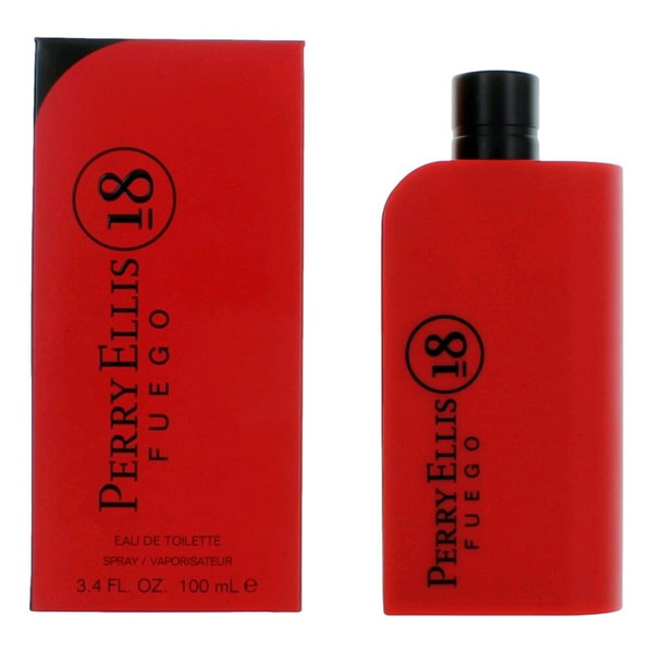 Perry Ellis 18 Fuego by Perry Ellis, 3.4 oz Eau De Toilette Spray for Men R654-amper18f34s