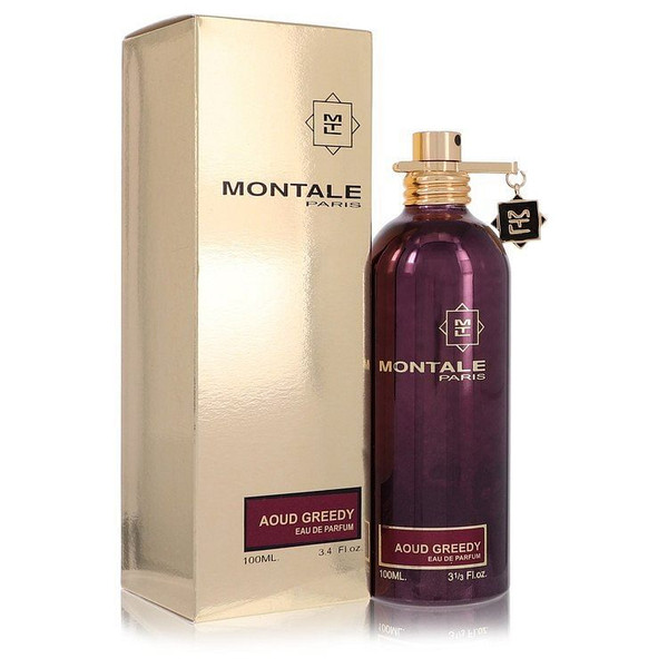 Montale Aoud Greedy by Montale Eau De Parfum Spray (Unisex) 3.4 oz (Women) V728-540119