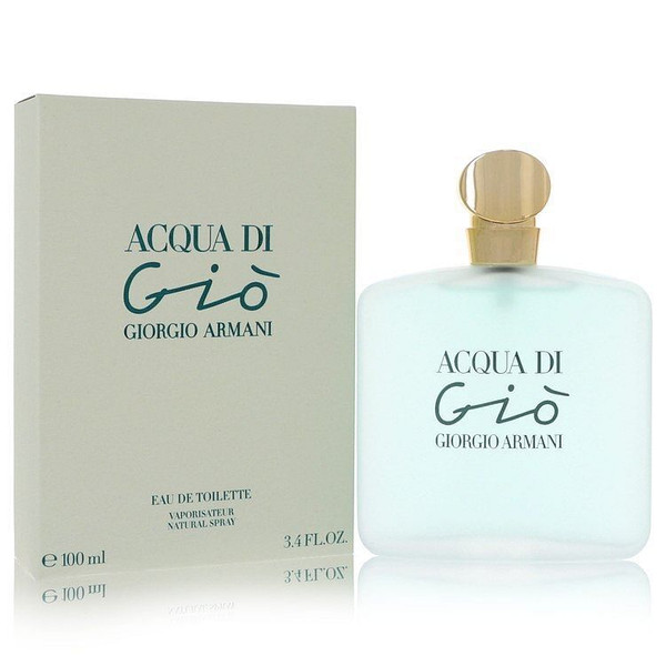 Acqua Di Gio by Giorgio Armani Eau De Toilette Spray 3.3 oz (Women) V728-416555