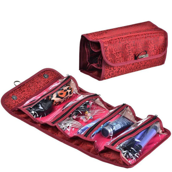 COLOR: RED - E Z Roll Your Go To Pouch For All Your Essentials K290-14049972420643