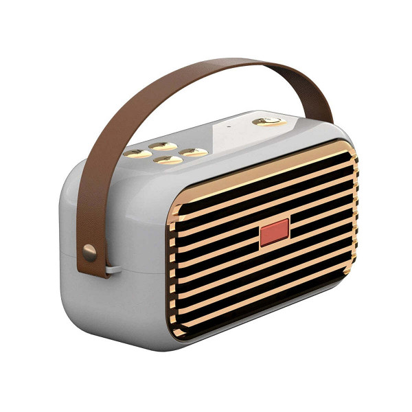 Color: VITANGE WHITE - Volto Vintage Retro Look Wireless Speaker K290-51156098875665