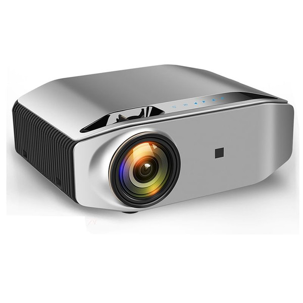 Mini Digital Projector 1080P High Definition LED Home Business Office Projector Portable Space gray K484-PEL_0EOAEBI5