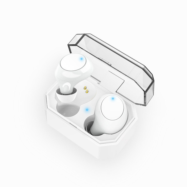 Color: White E - Wireless Magnetic Sports In-ear Headphones Q119-CJXFBXEJ00593-White E