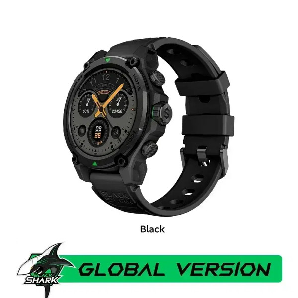 Color: WHITE, Ships From: CHINA - [World Premiere]Blackshark GS3 Smart Watch Global Version 1.43"AM F640-12000040076830547