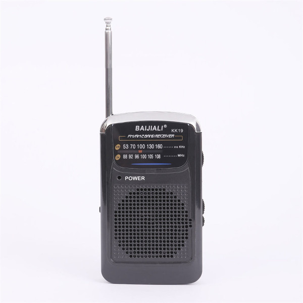 KK19 Portable AM FM Radio Battery Operated Radios Best Reception Compact Radios Player Retro 2-Band K484-PEL_0RNUECH7