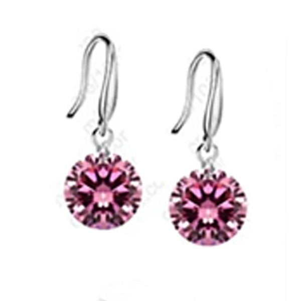 Size: All 3 Sizes 1 Each,Color: Pink Zircon - Colorful Diamond in the Sky - Drilled Crystal Diamond K290-1261820224