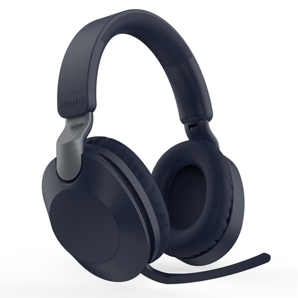 Bluetooth Headset Stereo Music External Folding Wireless Gaming Headphones with Microphone Navy Blue K484-PEL_0M1J60N5