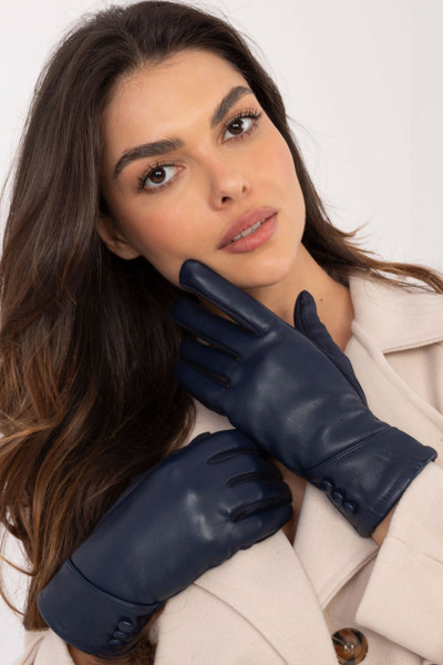 navy blue - Gloves model 202501 AT U704-202501